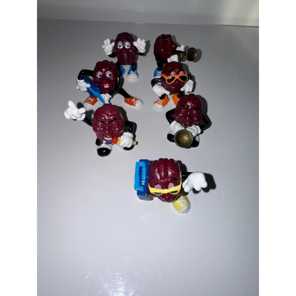 Vintage California Raisins PVC Figures Lot of 7 Applause 1987 1988 Collectibles